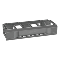 Organizador de Cables Horizontal CableTek, Sencillo (Solo Frontal), Para Rack de 19in, 2 UR