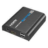 Extensor KVM HDMI 4K a 60 Hz | Transmisión hasta 120 mts con CAT6 | Resolución 4096x2160@60Hz | Ancho de Banda 18Gbps | HDCP1.4 y HDCP2.2 | Latencia 120~170ms | Conexión 1:1, 1:N, N:1, N:N | Solo Receptor