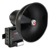 Altavoz IP para Señalización, 15 W Potencia con luz LED Rojo Alta Intensidad, PoE+ 802.3at, NEMA 4X uso en Interior-Exterior, 112 dB a 10 pies (3 m)