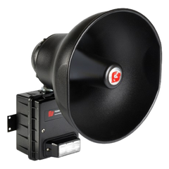Altavoz IP para Señalización, 15 W Potencia con luz LED Rojo Alta Intensidad, PoE+ 802.3at, NEMA 4X uso en Interior-Exterior, 112 dB a 10 pies (3 m)