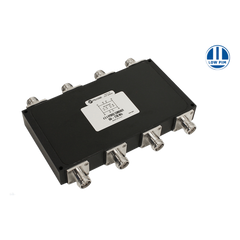 Combinador Híbrido 4x4 Wideband / 617-2700 MHz / 150W por Entrada / Aislamiento 23 dB / Bajo PIM -161 dBc / IP68 Exterior / Conectores 4.3-10
