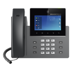 Videoteléfono IP GXV3450 para Android / Pantalla Táctil Capacitiva de 5 Pulgadas 1280 x 720 / Cámara CMOS de 2 Megapíxeles / Wi-Fi 5 y Bluetooth 5.0 / 16 Líneas SIP / PoE/PoE+ / Android 11 / Videoconferencia HD 720p