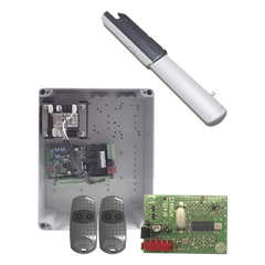 Kit de Operadores para Automatizar Portones Vehiculares Abatibles de 2 hojas / 3 m / 400 kg / Uso residencial