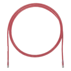 Cable de Parcheo UTP, Cat6A, 24 AWG, CM, Color Rojo, 5.18 Metros (17 Pies)