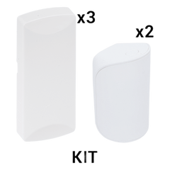 KIT Básico Sensores Inalámbricos - Incluye 3 Contactos Magnéticos y 2 PIR - Compatibles con Honeywell y PRO4GEN2