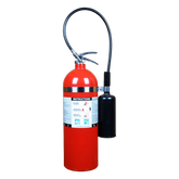 Extintor de dióxido de carbono CO2, para fuegos clase B y C, listado UL, 20lb (9.07 Kg).