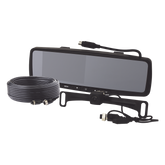 Camara de Reversa Alambrica y Monitor Tipo Retrovisor de 4.3 pulgadas, Incluye cámara para placa de 170°