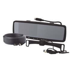 Camara de Reversa Alambrica y Monitor Tipo Retrovisor de 4.3 pulgadas, Incluye cámara para placa de 170°