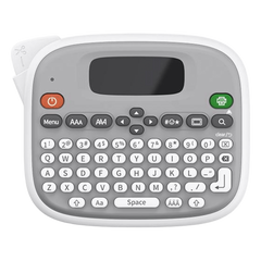 Impresora de Etiquetas Portátil / Térmica 203 ppp / Bluetooth / Pantalla LCD / QWERTY + App / 10 mm Ancho / USB-C / Batería AAA