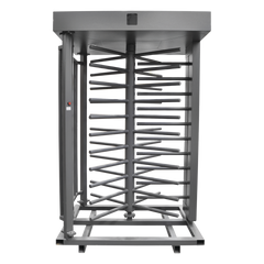 Torniquete Sencillo / Cuerpo Completo / Interior/Exterior / 100% Acero con Pintura Gris / EJE CENTRAL con Pintura Gris / Acabado de Lujo / Alto Tráfico