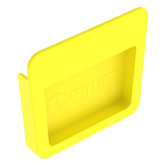 Tapa Final Para Canaletas FiberRunner™ 4x4, de Instalación a Presión, Color Amarillo