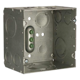 Caja Cuadrada 4- 11/16" x 4 11/16"/ Profundidad de 3-1/4"/ 2 Entradas 1", 1 1/4", 1 1/2", 2", 2 Entradas 1"-1 1/4", 2 Entradas 3/4 "- 1", 4 Entradas 1/2" - 3/4", 2 Entradas 1/2".