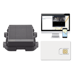 KIT Localizador 4G con carga solar / Semiautónomo / Rastreo de contenedores / Cajas de tráiler / Alarma de sabotaje audible / Incluye Licencia vitalicia EPCOMGPSCODE y SIM de datos SIM500MB2Y