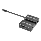Extensor Mini 4K120Hz USB-C a HDMI | Transmisión 18 Gbps | Distancia 60m 4K@60Hz | HDR10 / HDCP 2.2 | Protección ESD ±8KV | Alimentación por Fuente de Señal