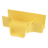 Accesorio en T Horizontal, Con Ángulos a 90º, Para Canaletas FiberRunner™ 4X4, Color Amarillo