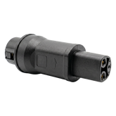 Adaptador de Conector EV / Entrada Tipo 1 (SAE J1772) / Salida NACS / 7 kW / 32 A / 220 V AC / Monofásico / Uso Interior y Exterior