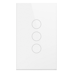 (Wifi) Apagador switch inalámbrico WIFI, control de 3 regresos de carga, 110V