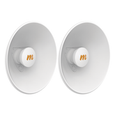 Par de Antenas Modulares Dual Slant, 4.9 - 6.4 GHz, Dimensiones (27 cm), Apertura 45°, Ganancia de 20 dBi, Diseñadas para radio C5x