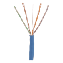Bobina de Cable UTP 305 Metros (1000 Pies) de Cobre, TX6000™ PanNet, Azul, Categoría 6 (24 AWG), CMP (Plenum), de 4 Pares
