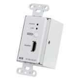 Transmisor HDMI | 4K a 40 metros | HDBaseT-Lite con placa de pared estadounidense/PoH