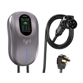 Estación de Carga para Vehículos Eléctricos / 40 A / 9.6 kW / Conector Tipo 1 (SAE J1772) / 110-240 V AC / Pantalla LCD 4.3 in (10.9 cm) / WiFi / APP / RFID / IP65 / Cable TPE 5 m (16.4 ft)
