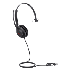 Auriculares Yealink UH35 Mono con cancelación de ruido por USB-C/A e indicador de ocupado