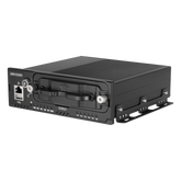 NVR Móvil de 8 Canales / 5 Megapixel / 4 Puertos PoE + 4 Vía Switch / 2 Bahías de HDD / Incluye Modulo GPS / Conector M12