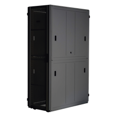 Gabinete FlexFusion™ XGL (Light) para Centros de Datos, 42 UR, 800 mm de Ancho, 1070 mm de Profundidad, Fabricado en Acero, Color Negro