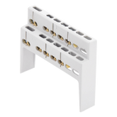 Soporte + Barra de Conexion (8 MOD) (8+2 ENTR.) IP40