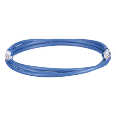 Cable de Parcheo UTP, Cat6A, 24 AWG, CM, Color Azul, 6.1 Metros (20 Pies)