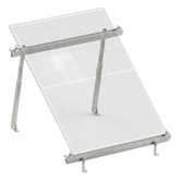 Montaje para Panel Solar, Riel "8" de 1400mm para Módulos con Espesor de 35mm, Velocidad de Viento Máx. 136km/h (20° a 45°)