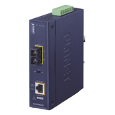 Convertidor de Medios Industrial PoE+ 1000BASE-LX a 10/100/1000BASE-T 802.3at (SC,SM) -20 km