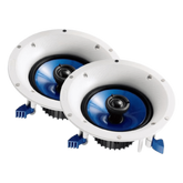 Bocinas de Plafón | 2 Vías | Residenciales | Woofer 6.5" | 110W | 8 Ohms | Color Blanco | Par