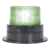 Burbuja Brillante de Larga Vida Útil, con 8 LEDs Color Verde, Domo Verde, 110 Vca