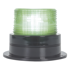 Burbuja Brillante de Larga Vida Útil, con 8 LEDs Color Verde, Domo Verde, 110 Vca