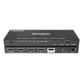 Switch HDMI 4x1 | 8K@60Hz 4:2:0 | 48 Gbps | ARC/eARC | Extracción de Audio | Gestión EDID | Control CEC