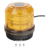 Burbuja Estroboscópica de 12 LED Gen 3 / Color Ámbar / Montaje Fijo con Tornillos / 10-30 VCD / IP66 / Certificación ECER65 y R10 / Ø115 x 126 mm (4.5 x 5 in)