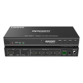 Videowall 4K 1x4 | HDMI & USB-C | 8 Modos de Visualización | Audio Óptico/Analógico | Control RS-232/IR | Plug & Play