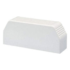 Tapa final, para uso con canaleta T70, Material PVC Rígido, Color Blanco