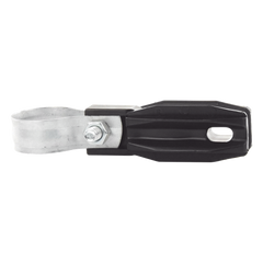 Aislador de Paso o Esquina con Abrazadera / 33-38 mm / Resina Virgen 100% / Anti-Arqueo / Tubería de Malla Ciclónica