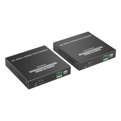 Kit Extensor HDMI para distancias de 120 metros | Soporta resolución 4K @60Hz | Cat 6, 6a y 7 | Salida Loop en el Tx para visualización local | Soporta control remoto del equi