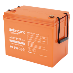 Batería de respaldo 12 V | 75 Ah | AGM | Certificada UL94-V0 Retardante a la Flama | Especial para Seguridad Electrónica | UPS | Sistemas de Emergencia | Vida útil 5 años | Terminales T3