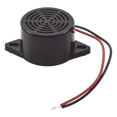 Zumbador para Chapas y Contrachapas / 85 dB / 12 Vcc / Avisa cuando la puerta se abre / Diseño compacto ABS