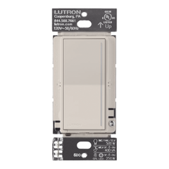 Atenuador de pared táctil RadioRA 3 Sunnata PRO, requiere neutro, hasta 250 W LED/CFL, compatible con 3 vías, taupe