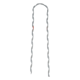 Remate Preformado para Fibra Óptica Figura 8, Span 100 m, para mensajero de acero con diámetro Φ 3.6 mm