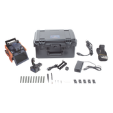 Fusionadora de Fibra Óptica de Alineación Activa por Revestimiento con 4 Motores con Pérdida Típica (SM); 0.02 dB (MM); 0.04 dB) con Pantalla Touch / Capacitación Básica Virtual Gratuita