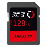Memoria SD / 128 GB / 300 MB/s Lectura / 260 MB/s Escritura / V90 U3 / Para Video 8K Profesional / HIKSEMI CAPTURE E90