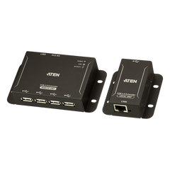 Extensor USB 2.0 |Cat 5| Hub de 4 puertos | hasta 50 metros