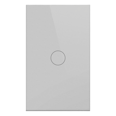 Apagador Inteligente ZigBee / 1 Gang / 800 W / 100-250 V / Vidrio Templado / Cable Neutro Opcional / Control por App y Voz vía Hub