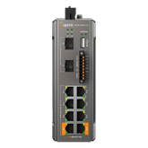 Switch de Red SP3010FM-L2 (V3) / 8 Puertos 10/100/1000Mbps PoE / 2 Puertos SFP 1000M/2.5Gbps / 240W PoE Budget / 26Gbps Capacidad de Conmutación / 19.3Mpps Tasa de Reenvío / DIN-Rail, Pared, Escritorio / -40℃~75℃ / CE, FCC, RoHS, UKCA, R